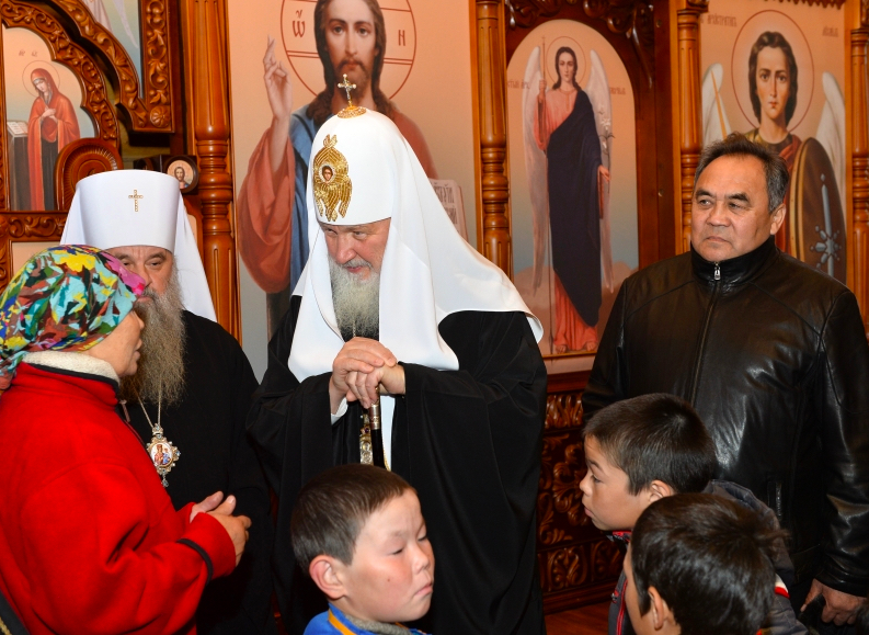 Визит патриарха Кирилла на Ямал. Сентябрь 2015 г.